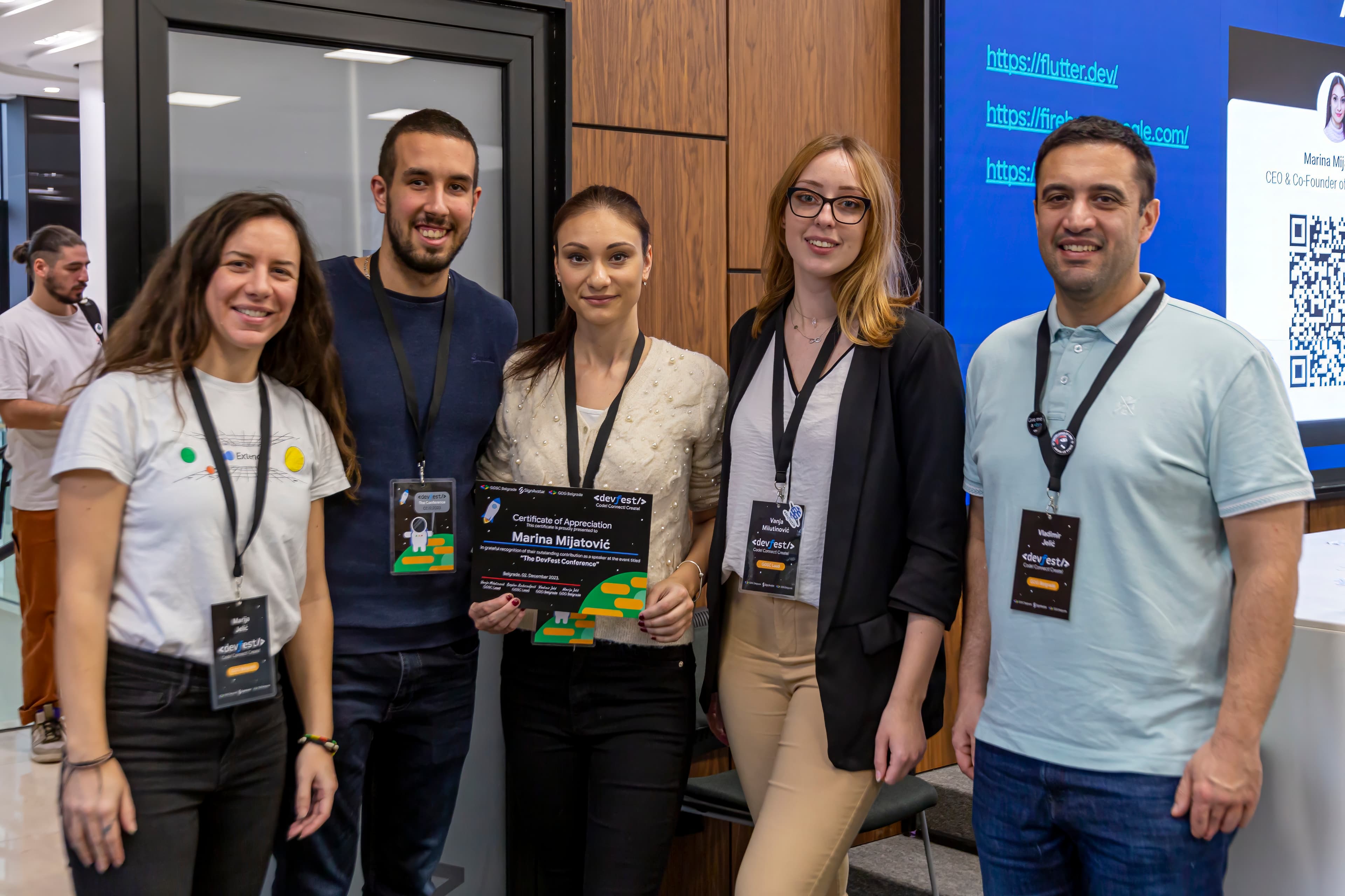 AngryLynx team at conference