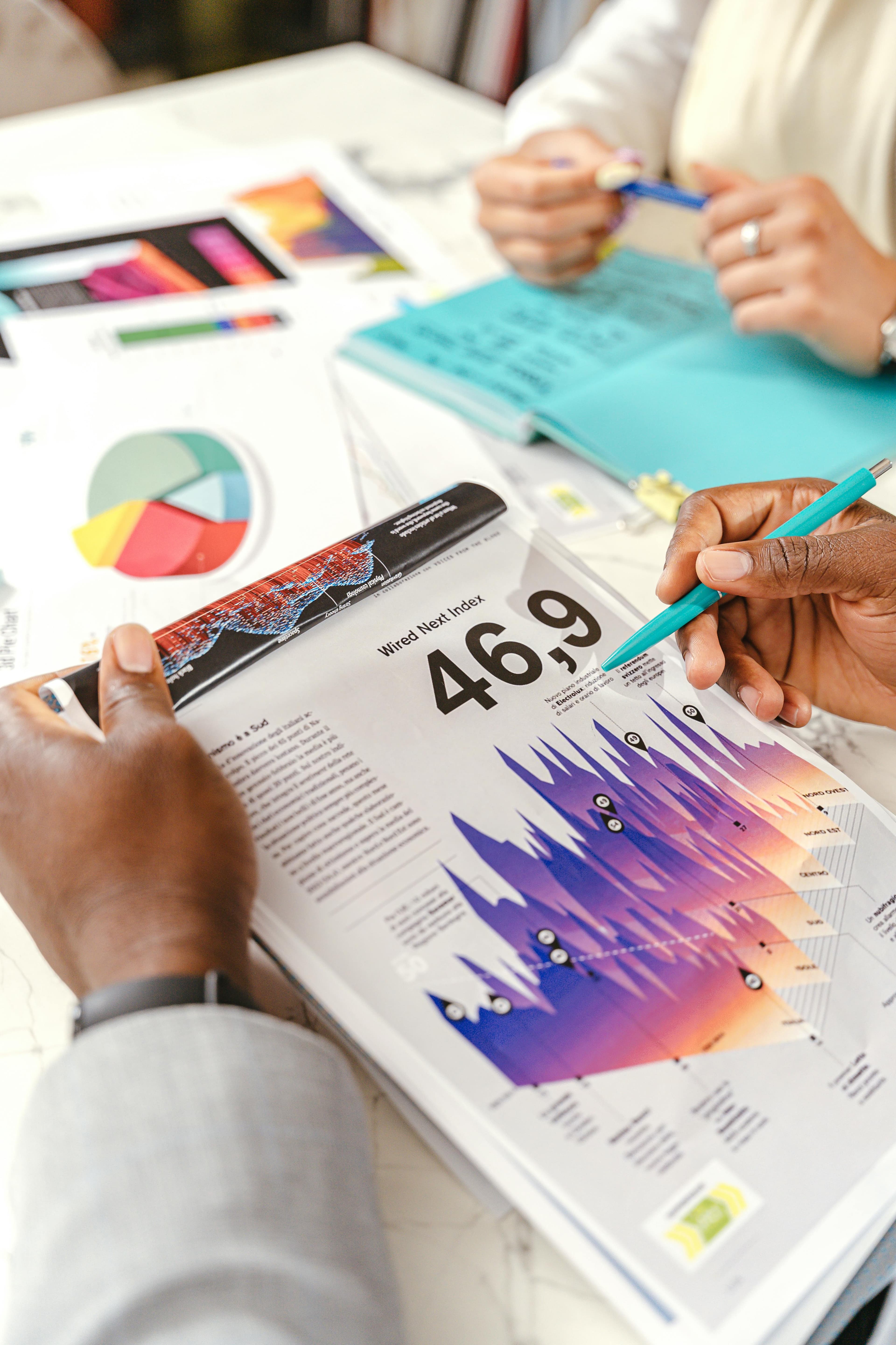 Engineers collaborating on scalable architecture