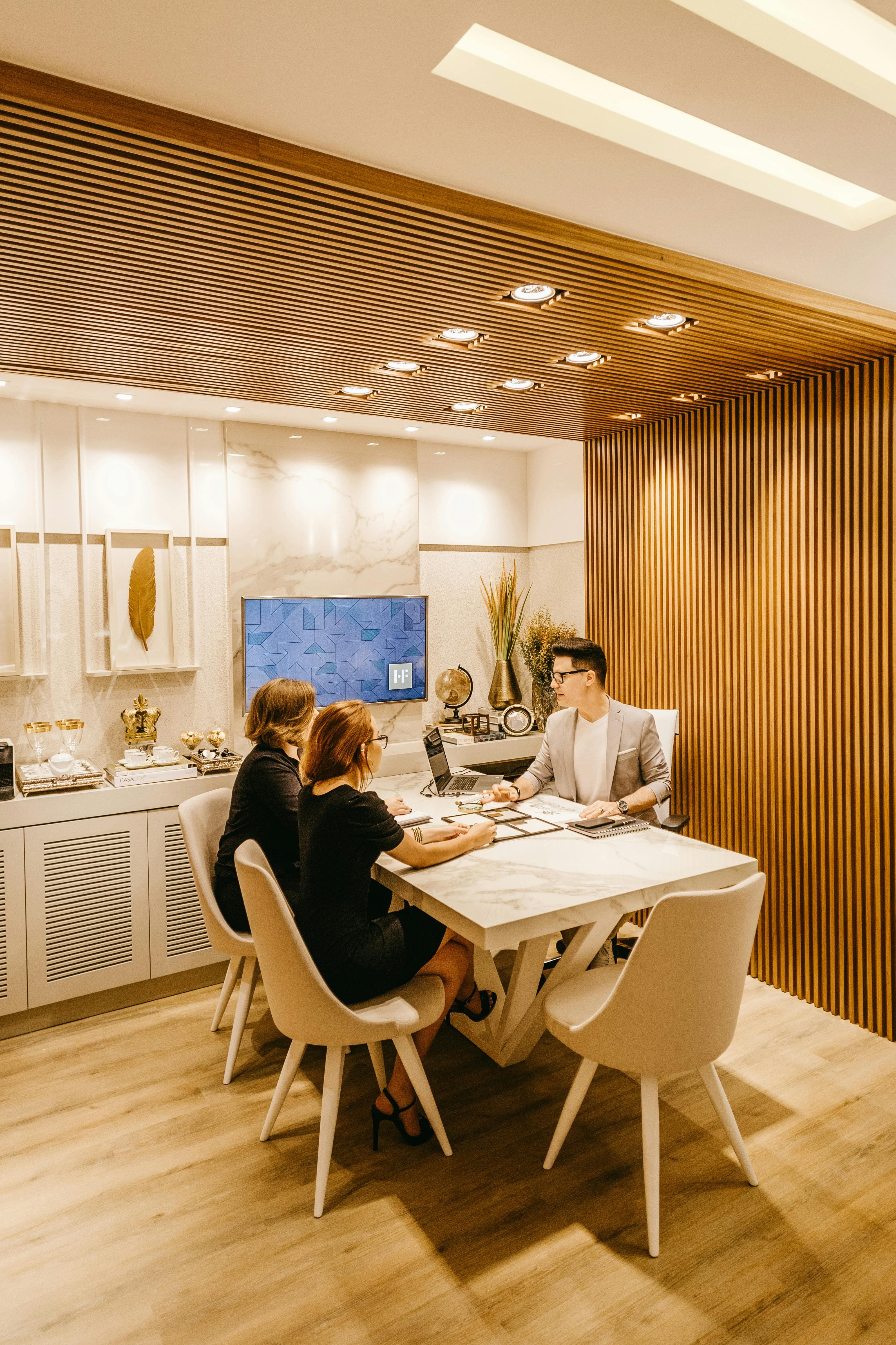 Engineers collaborating on scalable architecture