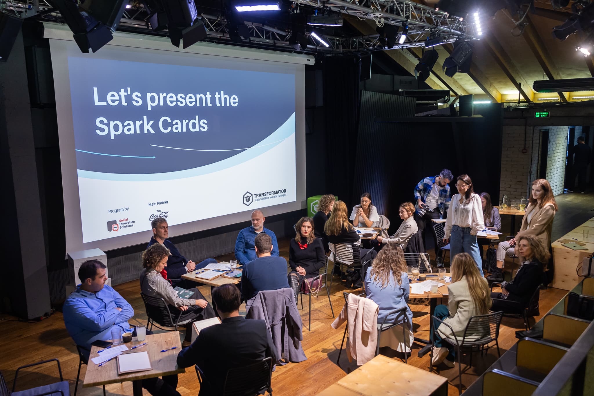 Transformator Serbia participants during a workshop